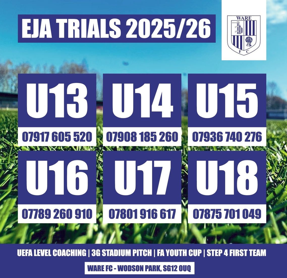 EJA Trials 2025/26