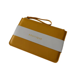 Boutique Mustard Accessory Pouch