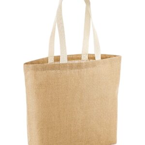Large Jute Natural Shopper Bag