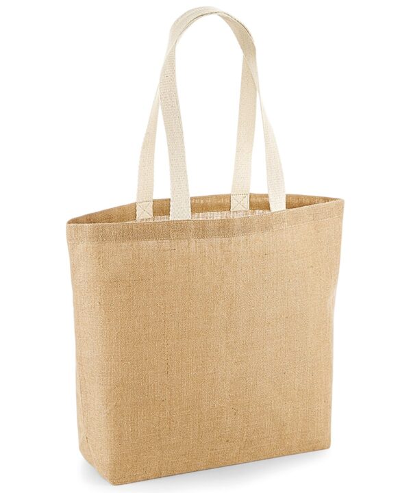Large Jute Shopper Bag - Image 4