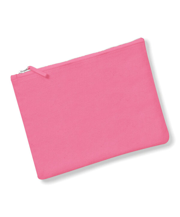 Pink Canvas Accessory Pouch