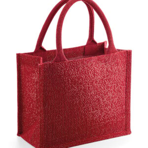 Shimmer Jute Shopper Bag