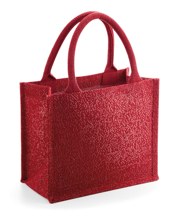 Shimmer Jute Shopper Bag