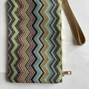 Pastel Colour Wavy Woven Bag