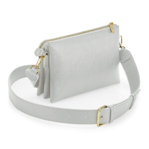 Boutique Soft Grey Soft Cross Body Bag