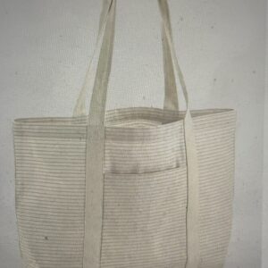 Striped Organic Cotton Shopper